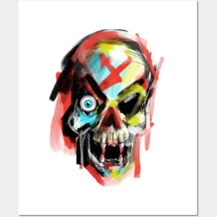 Skull artwork Posters and Art